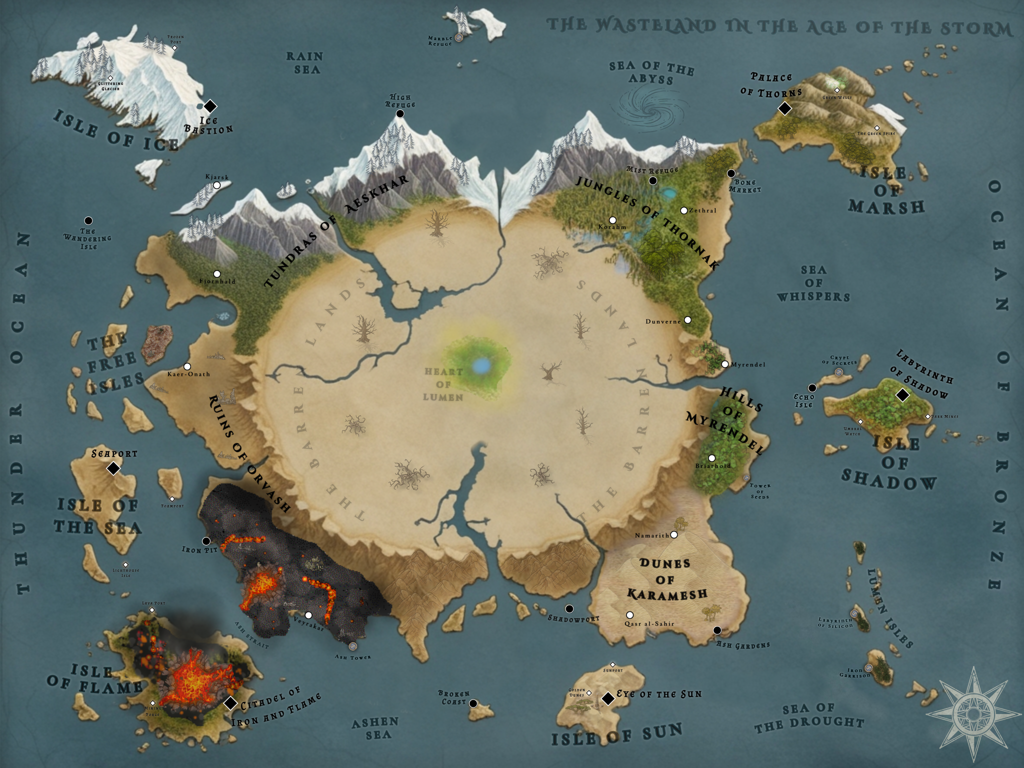 Map of the Wasteland
